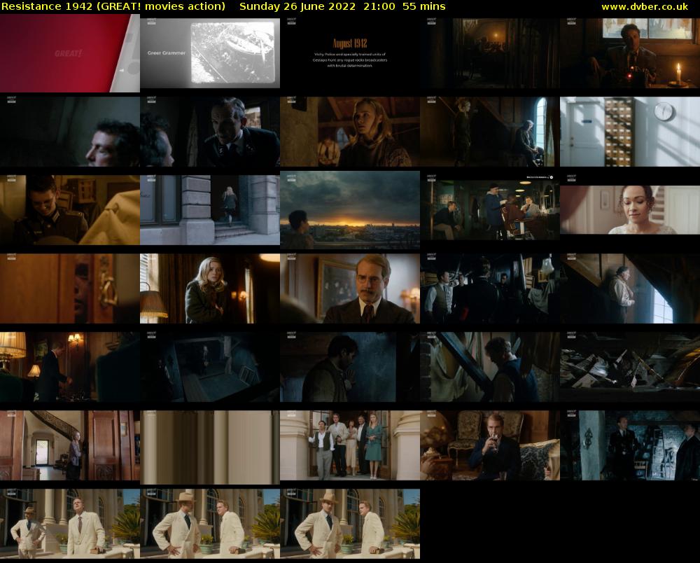 Resistance 1942 (GREAT! movies action) Sunday 26 June 2022 21:00 - 21:55