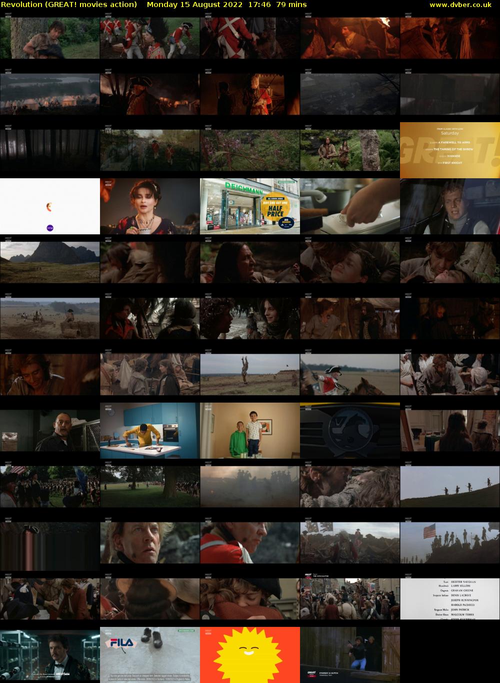 Revolution (GREAT! movies action) Monday 15 August 2022 17:46 - 19:05