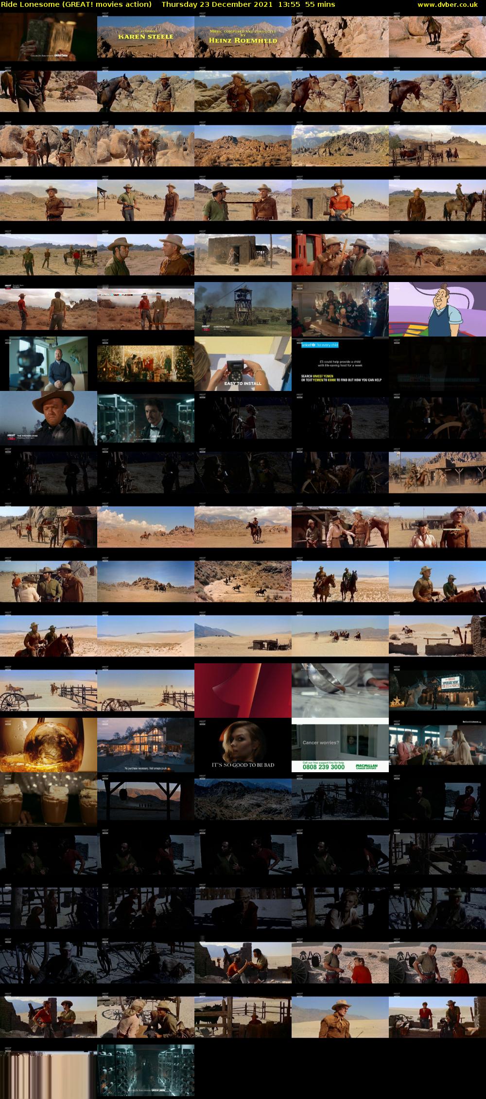 Ride Lonesome (GREAT! movies action) Thursday 23 December 2021 13:55 - 14:50
