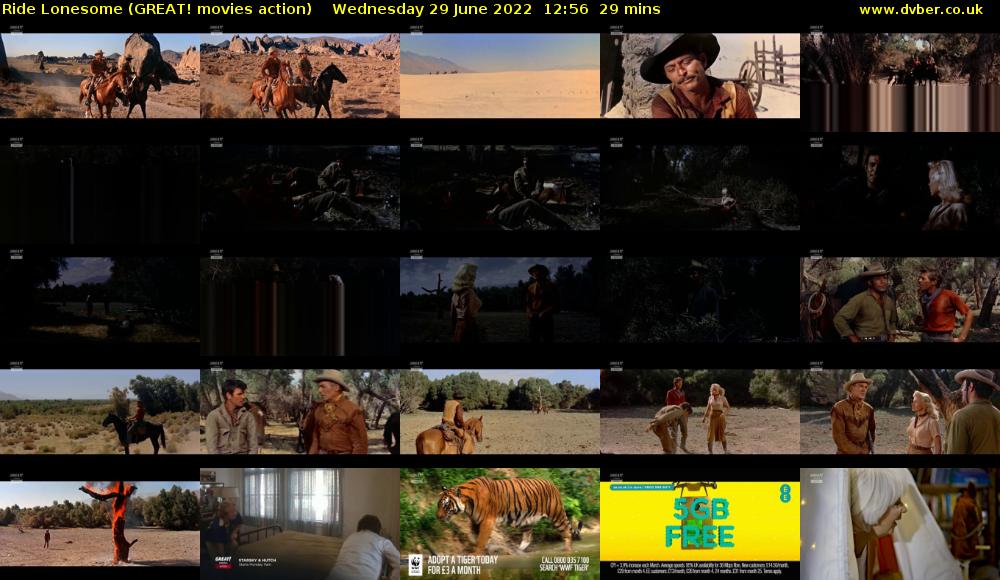 Ride Lonesome (GREAT! movies action) Wednesday 29 June 2022 12:56 - 13:25