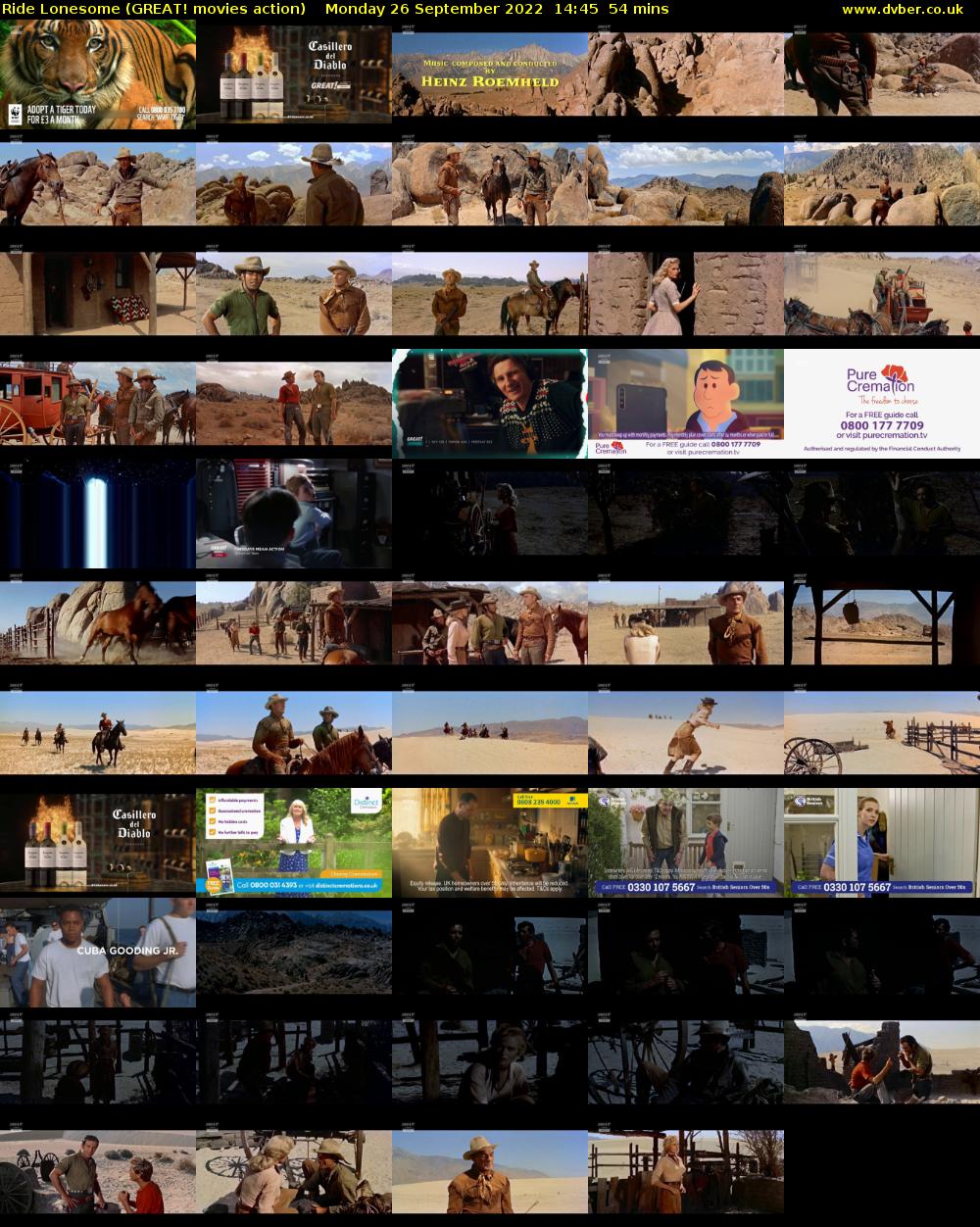 Ride Lonesome (GREAT! movies action) Monday 26 September 2022 14:45 - 15:39