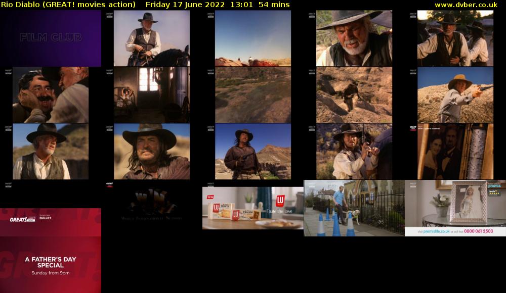 Rio Diablo (GREAT! movies action) Friday 17 June 2022 13:01 - 13:55