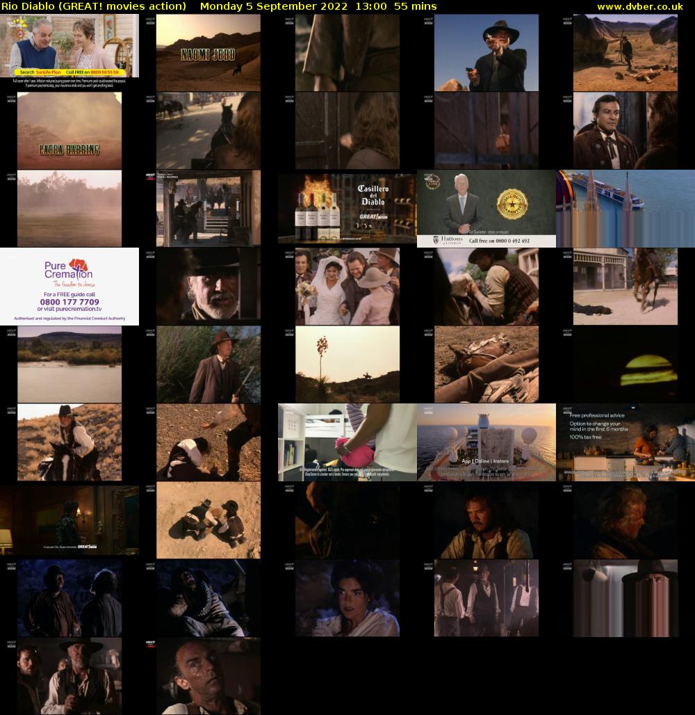 Rio Diablo (GREAT! movies action) Monday 5 September 2022 13:00 - 13:55