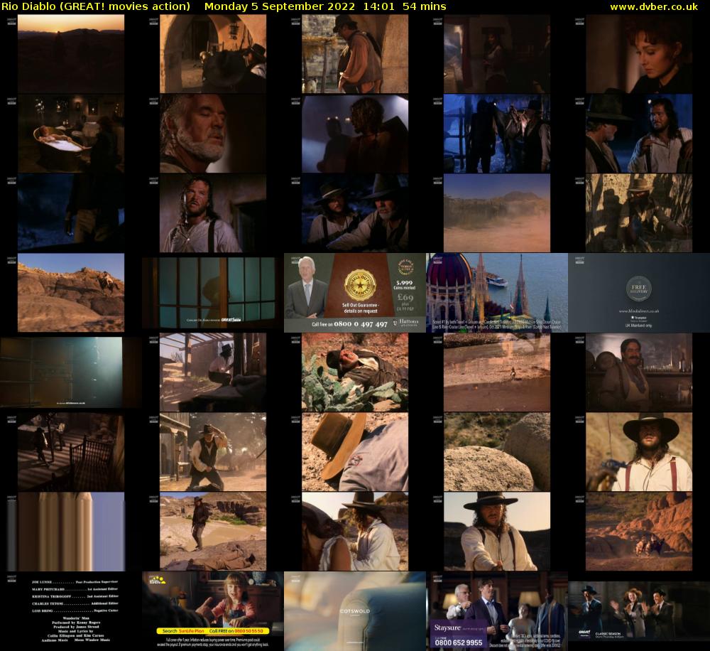 Rio Diablo (GREAT! movies action) Monday 5 September 2022 14:01 - 14:55