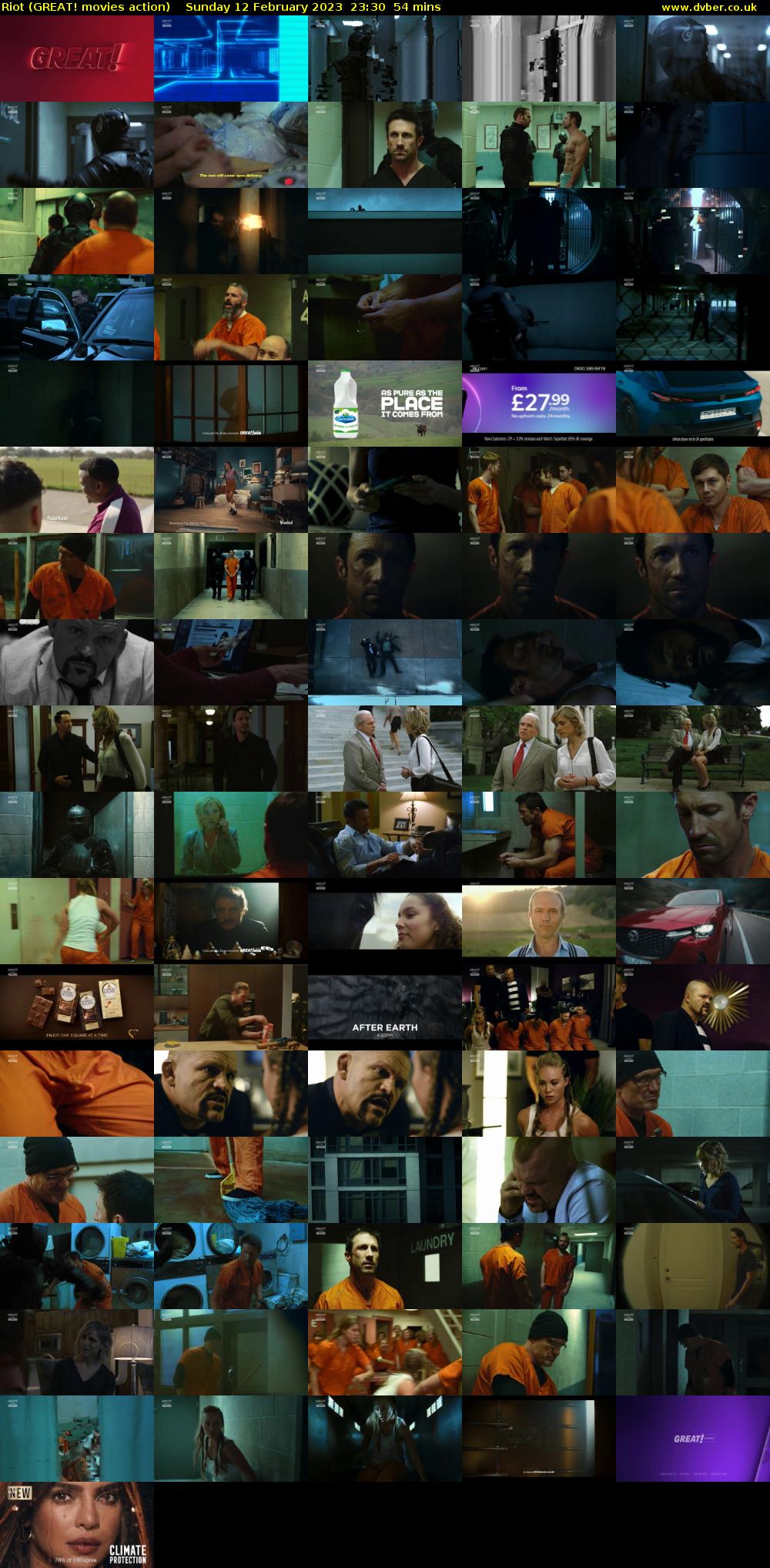 Riot (GREAT! movies action) Sunday 12 February 2023 23:30 - 00:24