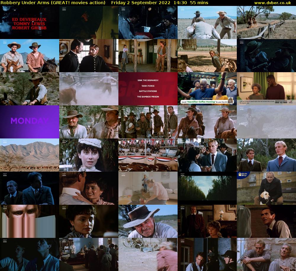 Robbery Under Arms (GREAT! movies action) Friday 2 September 2022 14:30 - 15:25
