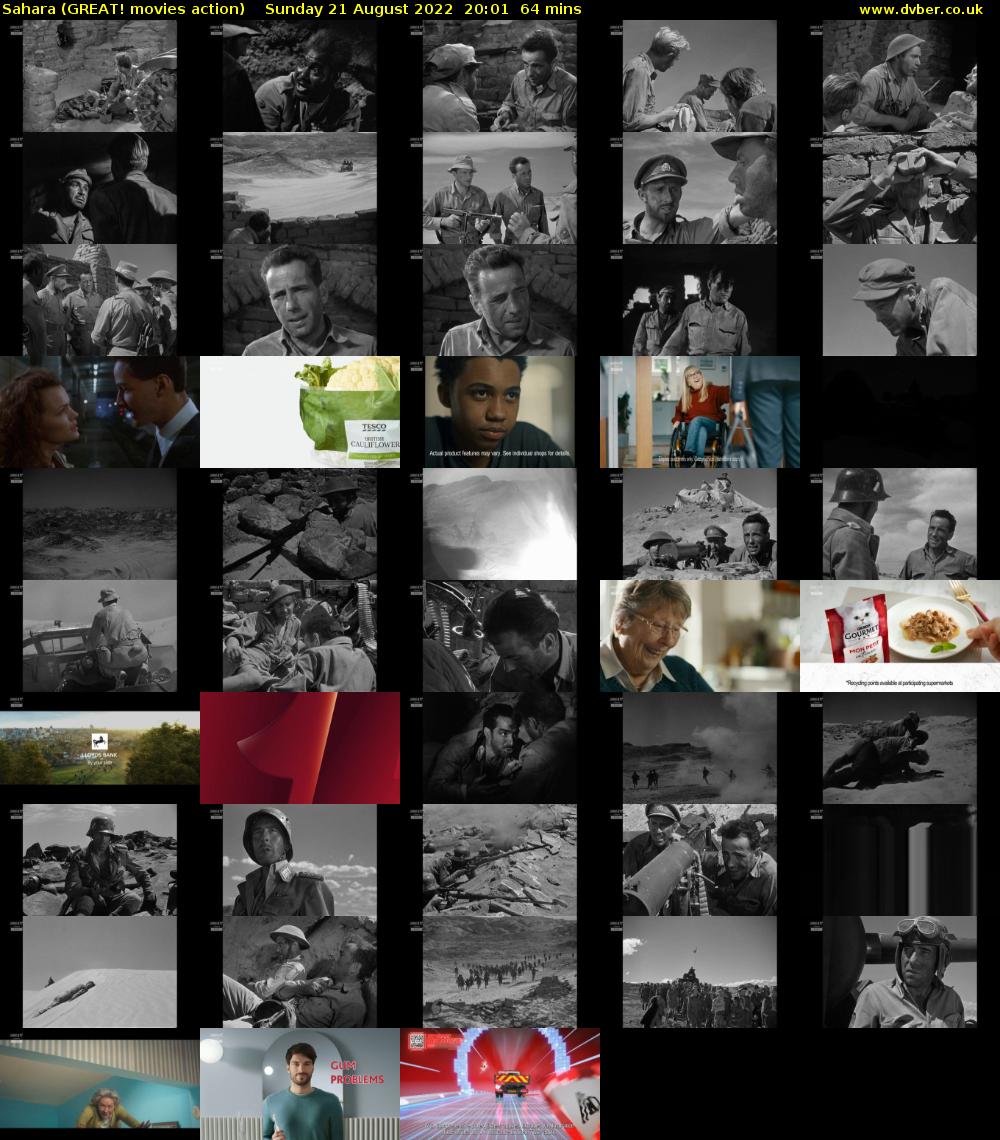 Sahara (GREAT! movies action) Sunday 21 August 2022 20:01 - 21:05