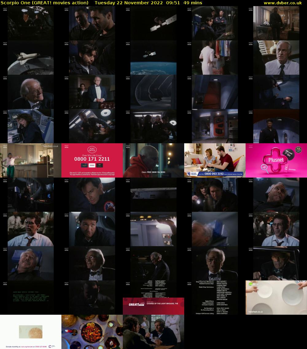 Scorpio One (GREAT! movies action) Tuesday 22 November 2022 09:51 - 10:40