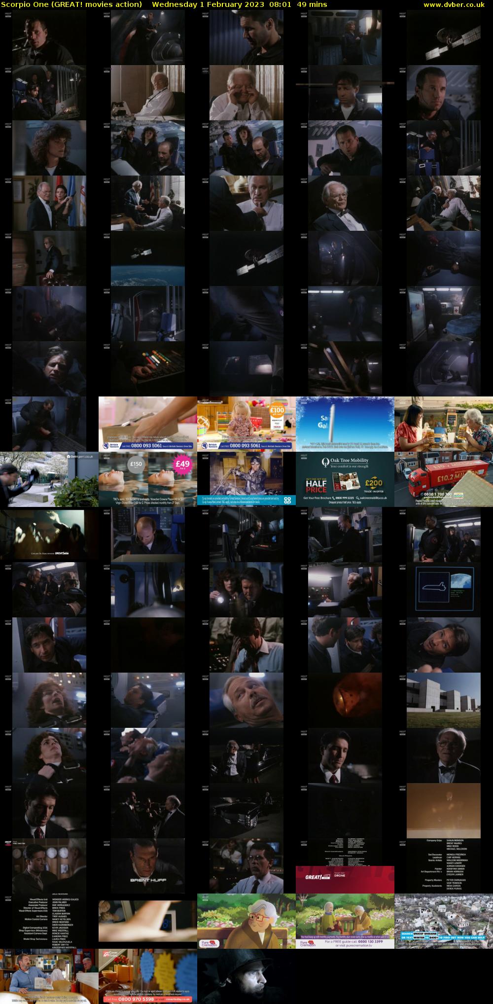 Scorpio One (GREAT! movies action) Wednesday 1 February 2023 08:01 - 08:50