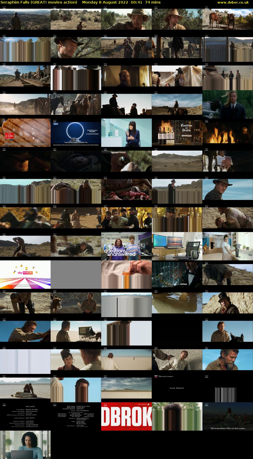 Seraphim Falls (GREAT! movies action) Monday 8 August 2022 00:41 - 01:55