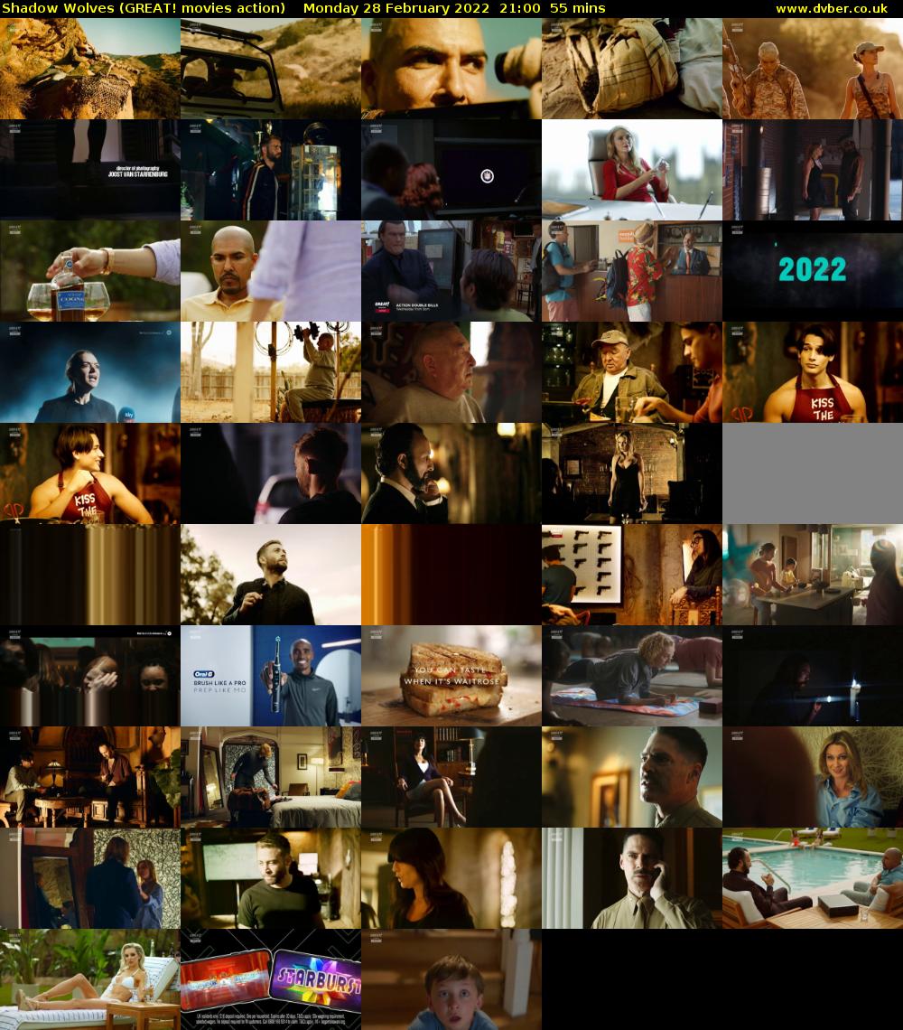 Shadow Wolves (GREAT! movies action) Monday 28 February 2022 21:00 - 21:55
