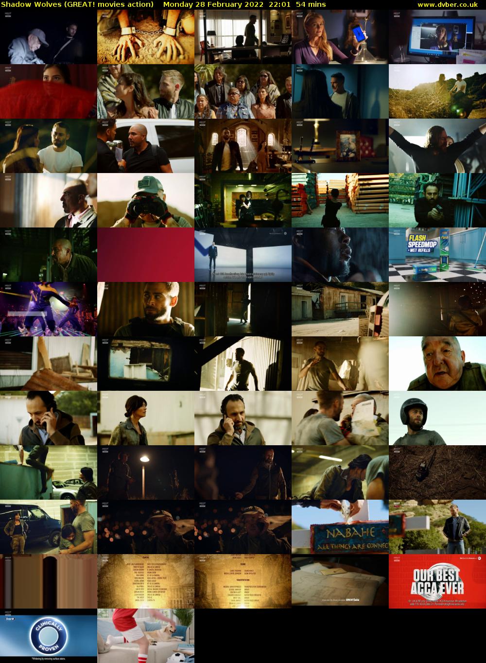 Shadow Wolves (GREAT! movies action) Monday 28 February 2022 22:01 - 22:55