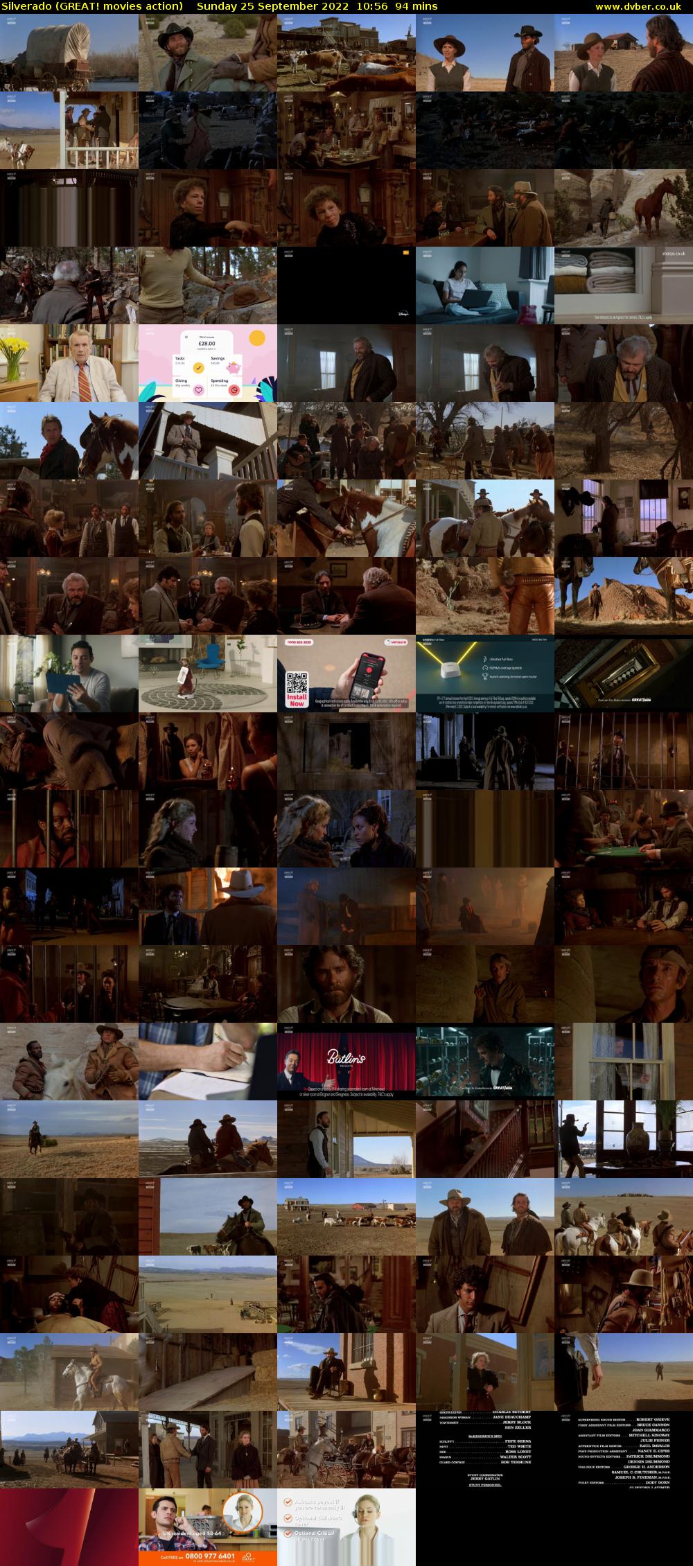 Silverado (GREAT! movies action) Sunday 25 September 2022 10:56 - 12:30