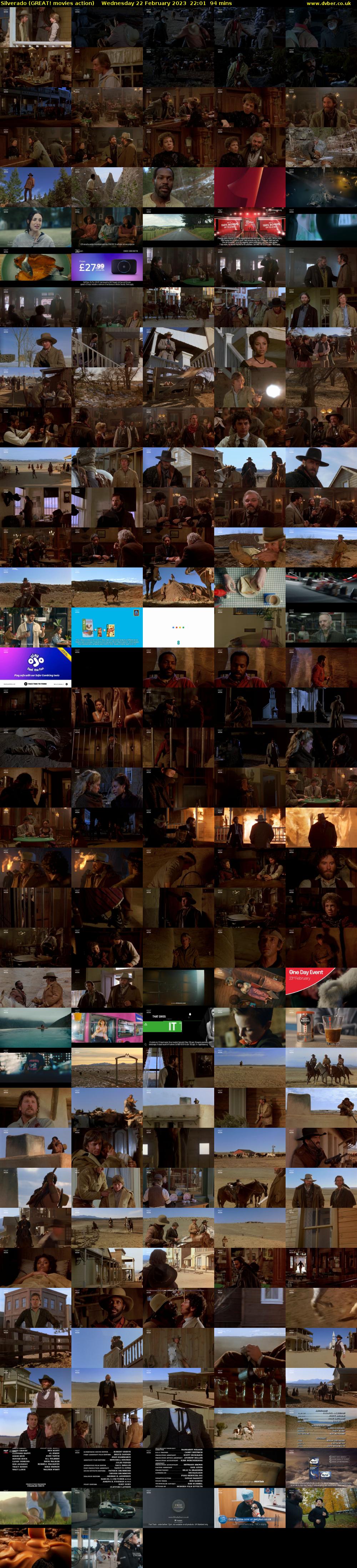 Silverado (GREAT! movies action) Wednesday 22 February 2023 22:01 - 23:35