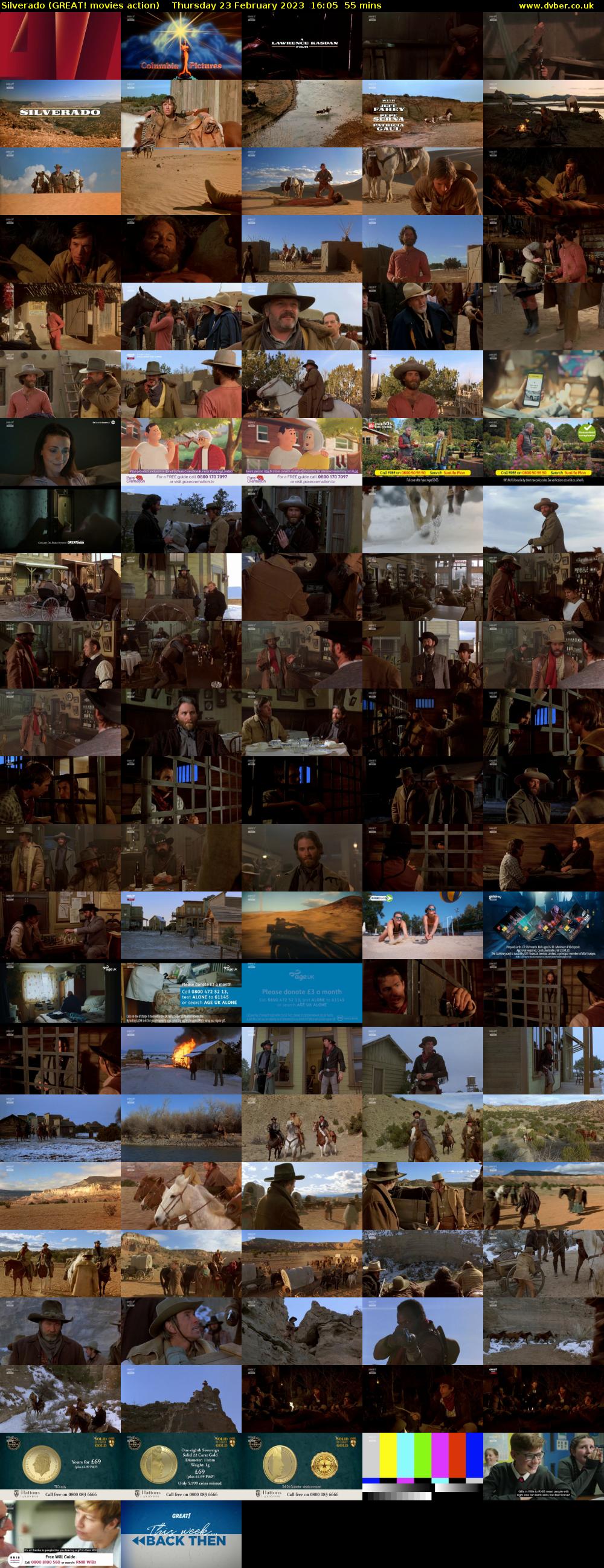Silverado (GREAT! movies action) Thursday 23 February 2023 16:05 - 17:00