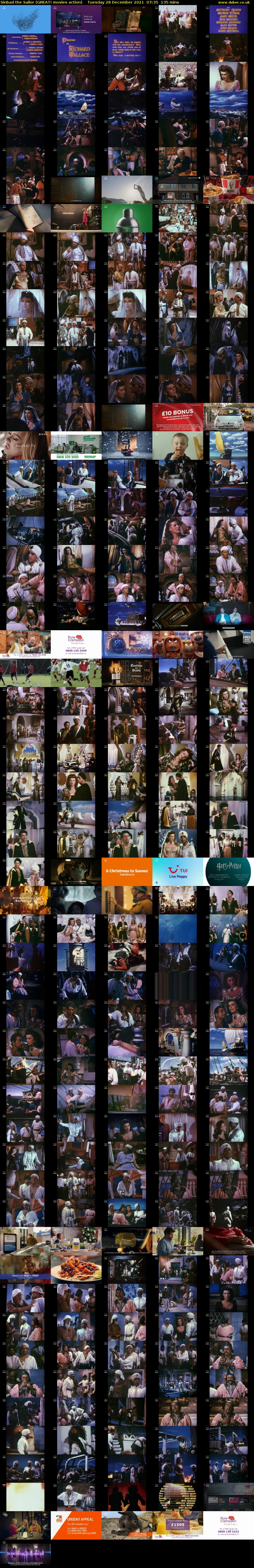 Sinbad the Sailor (GREAT! movies action) Tuesday 28 December 2021 07:35 - 09:50