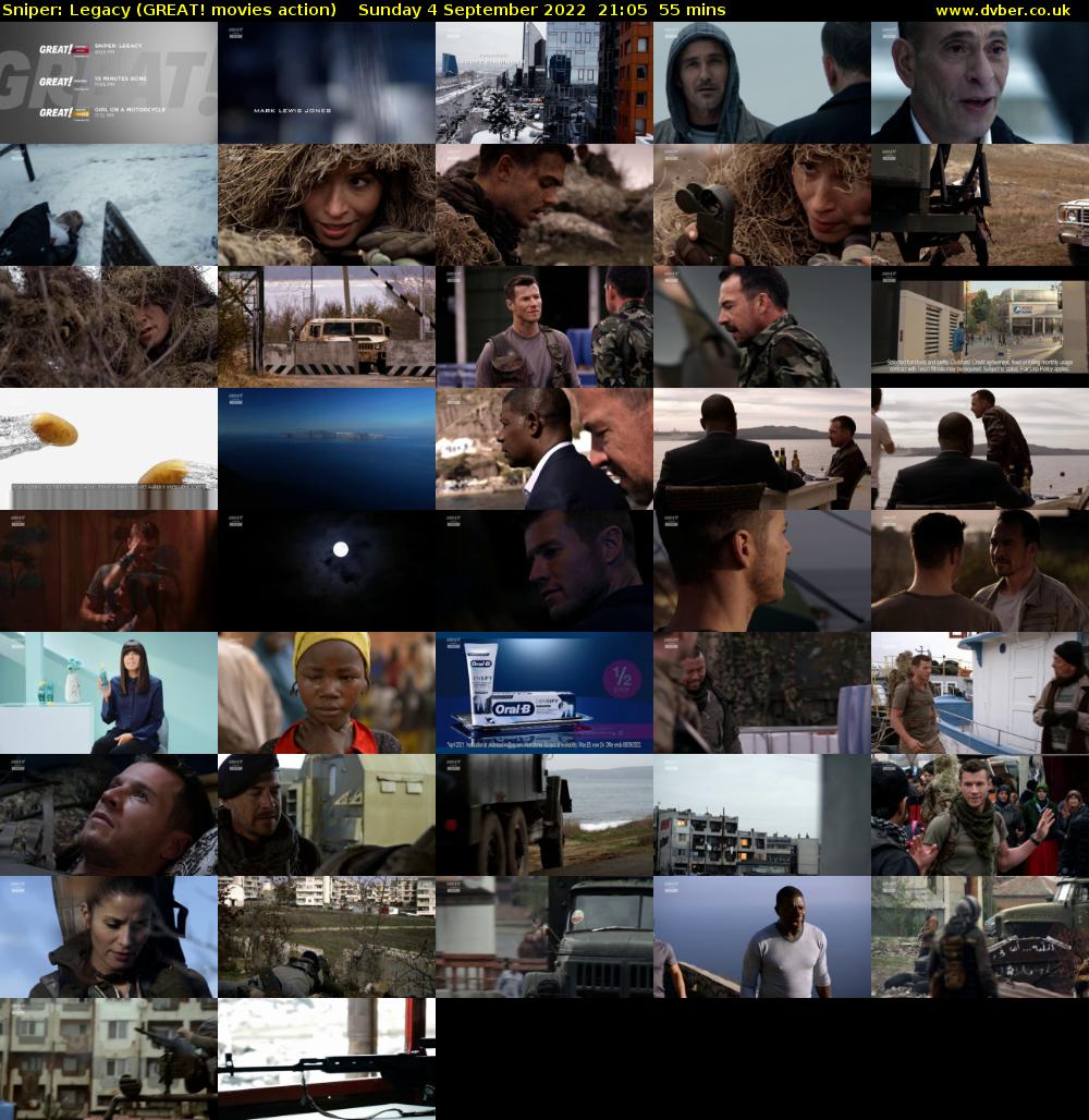 Sniper: Legacy (GREAT! movies action) Sunday 4 September 2022 21:05 - 22:00