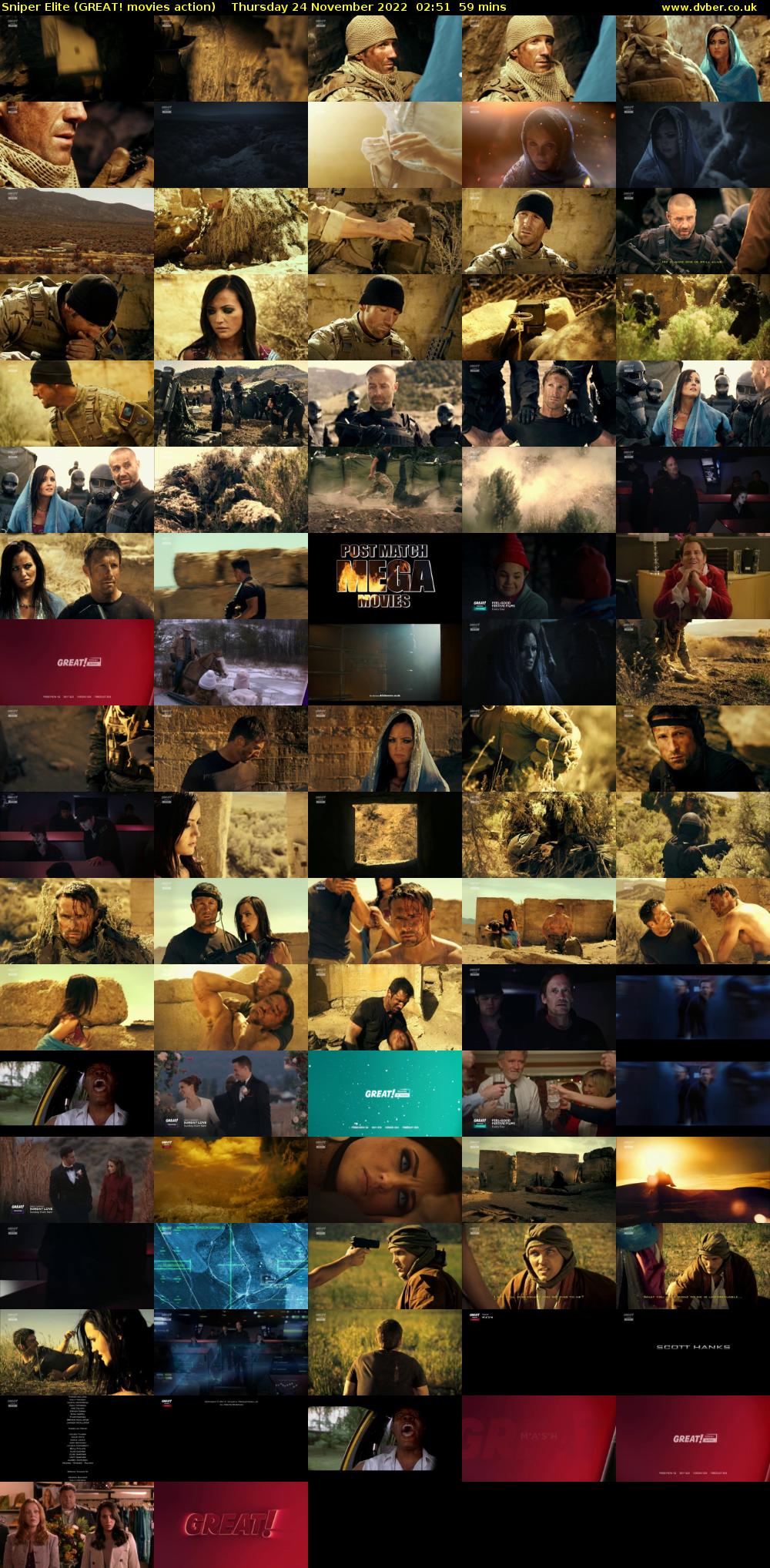Sniper Elite (GREAT! movies action) Thursday 24 November 2022 02:51 - 03:50