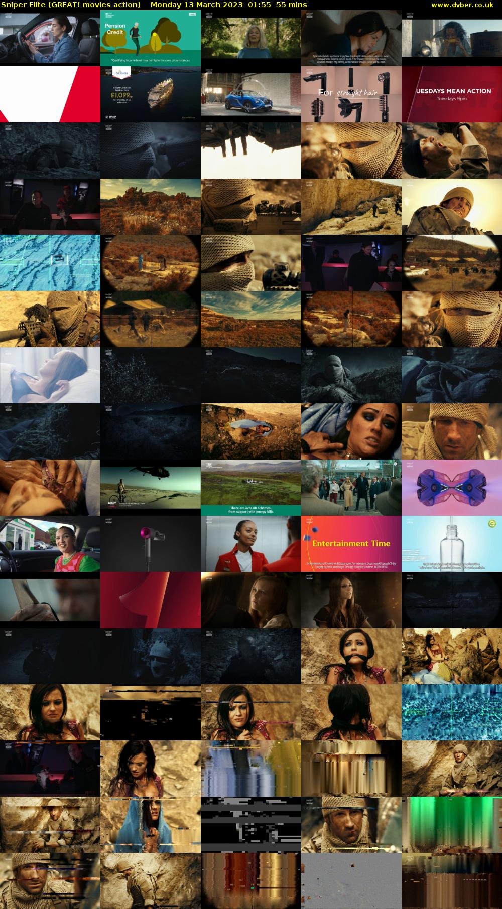Sniper Elite (GREAT! movies action) Monday 13 March 2023 01:55 - 02:50