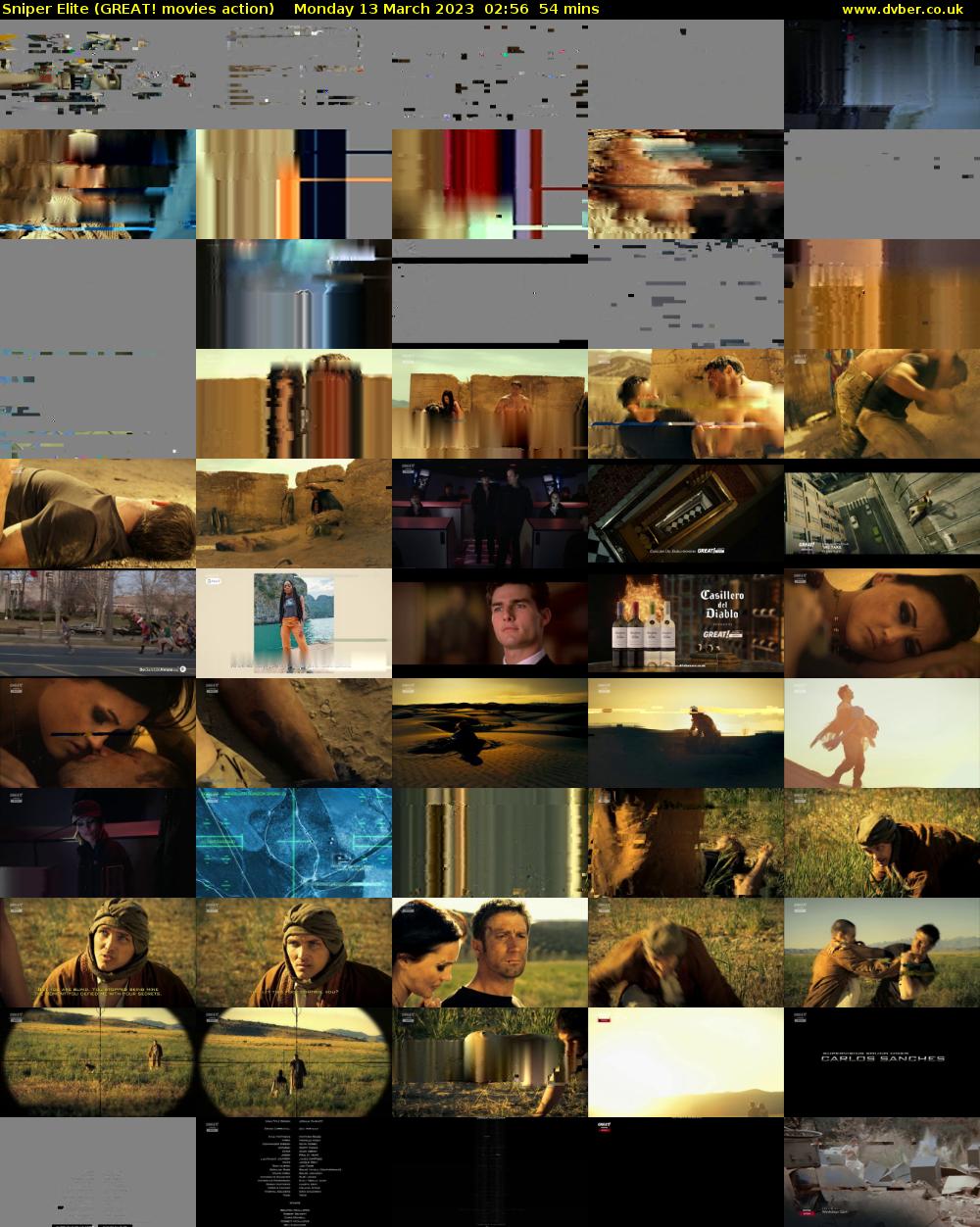 Sniper Elite (GREAT! movies action) Monday 13 March 2023 02:56 - 03:50