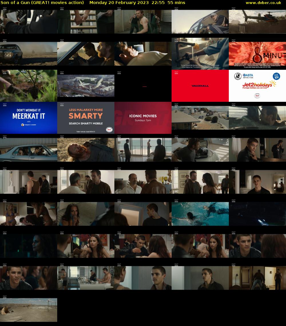Son of a Gun (GREAT! movies action) Monday 20 February 2023 22:55 - 23:50