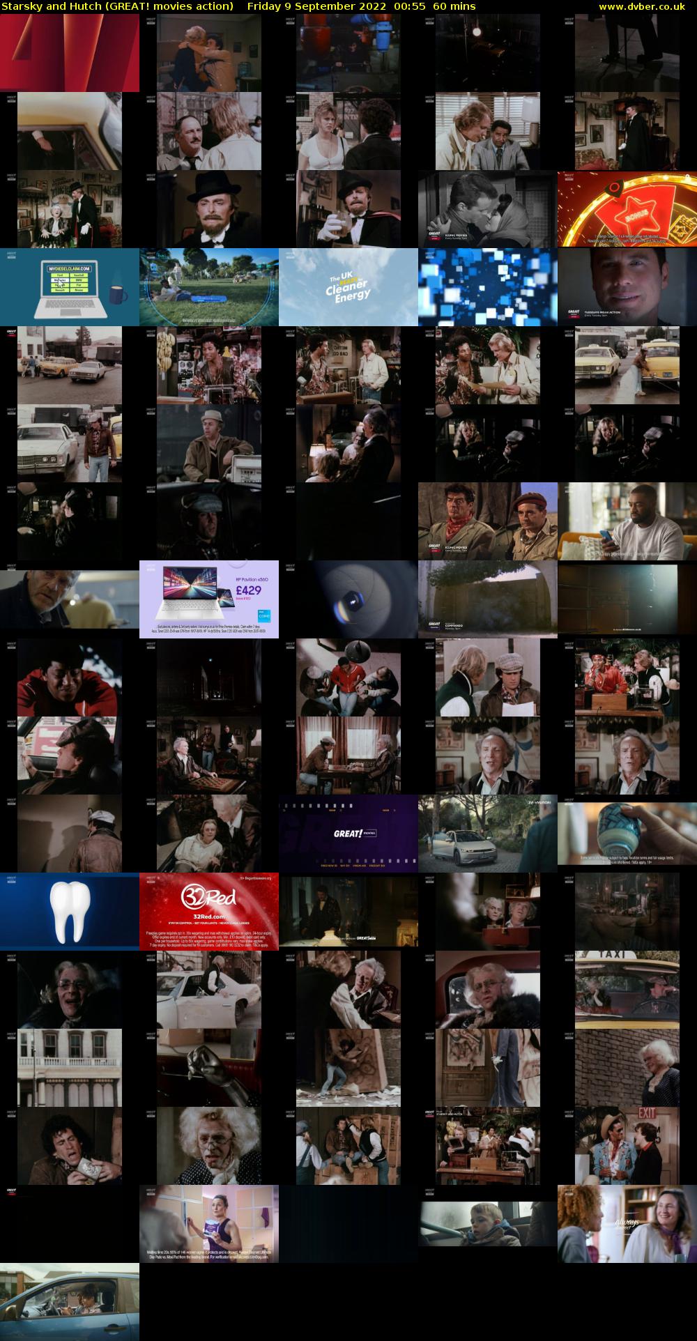 Starsky and Hutch (GREAT! movies action) Friday 9 September 2022 00:55 - 01:55