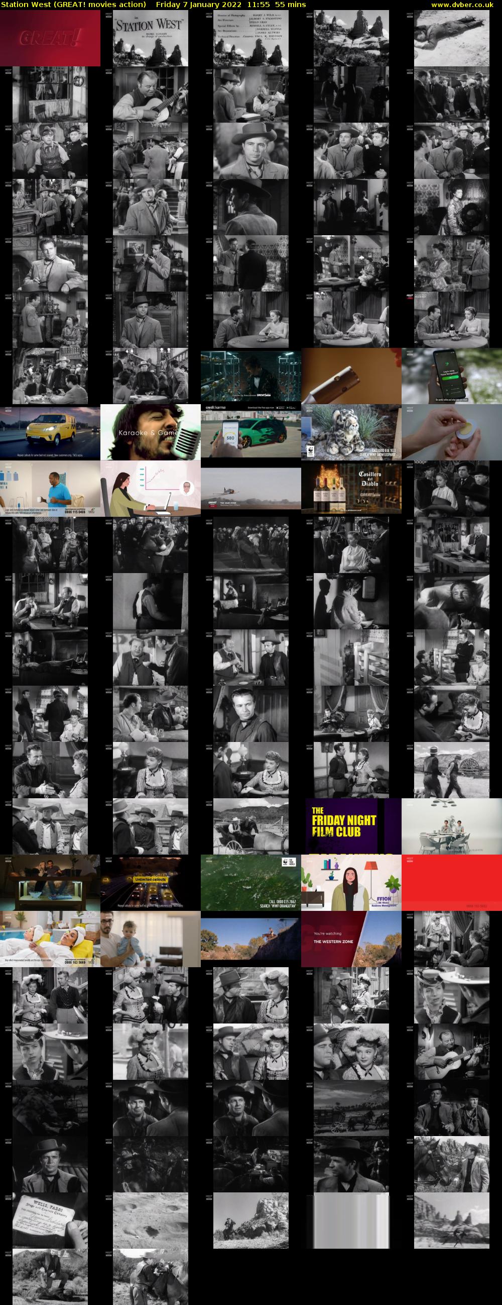 Station West (GREAT! movies action) Friday 7 January 2022 11:55 - 12:50