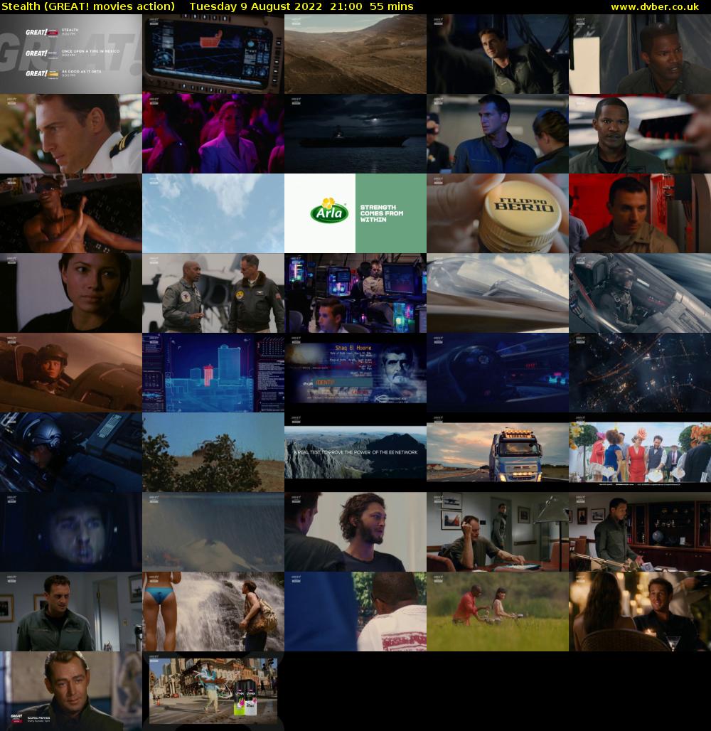 Stealth (GREAT! movies action) Tuesday 9 August 2022 21:00 - 21:55