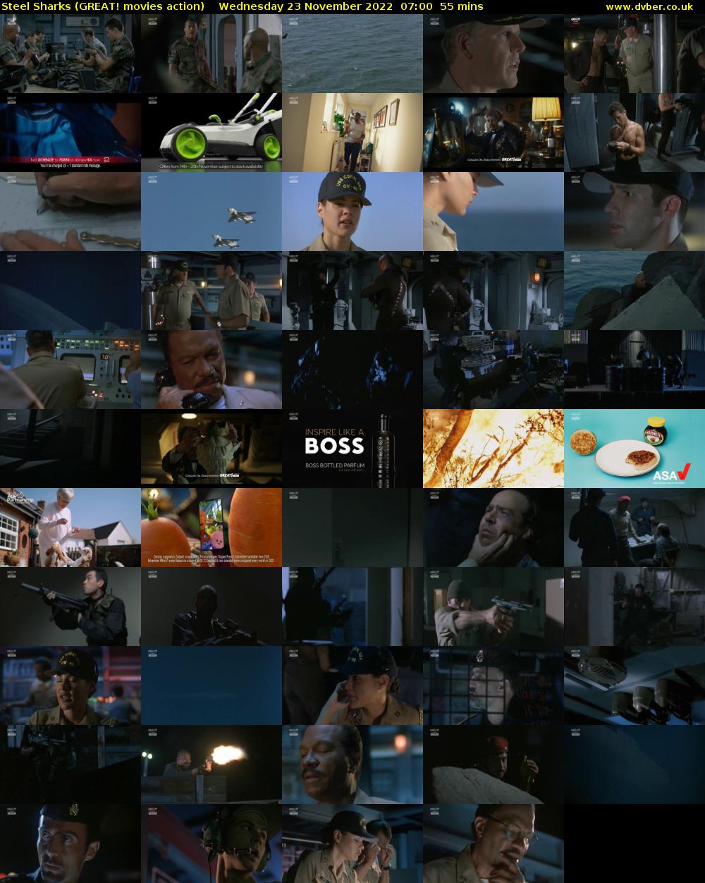 Steel Sharks (GREAT! movies action) Wednesday 23 November 2022 07:00 - 07:55