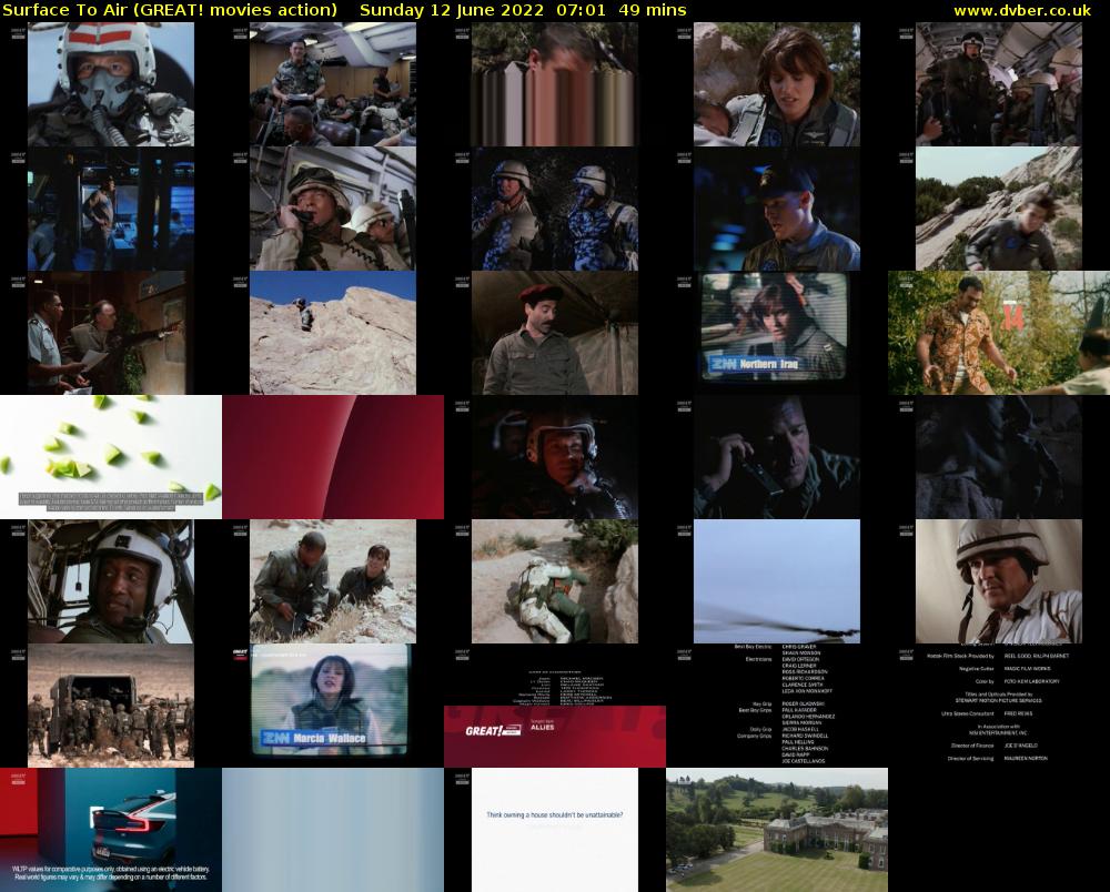 Surface To Air (GREAT! movies action) Sunday 12 June 2022 07:01 - 07:50