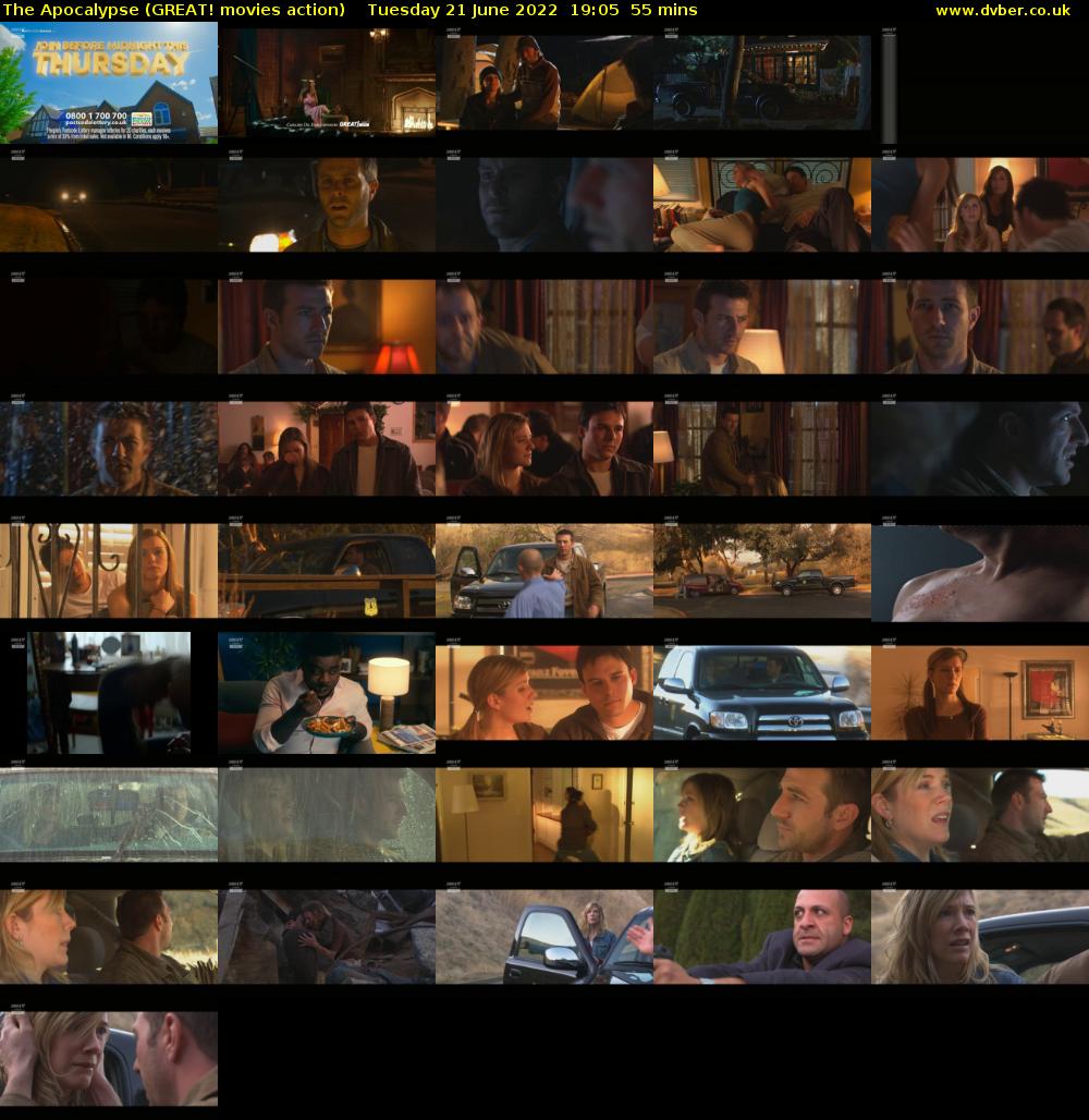 The Apocalypse (GREAT! movies action) Tuesday 21 June 2022 19:05 - 20:00