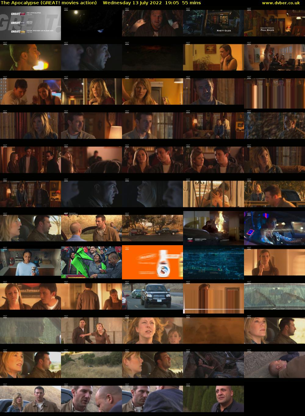 The Apocalypse (GREAT! movies action) Wednesday 13 July 2022 19:05 - 20:00