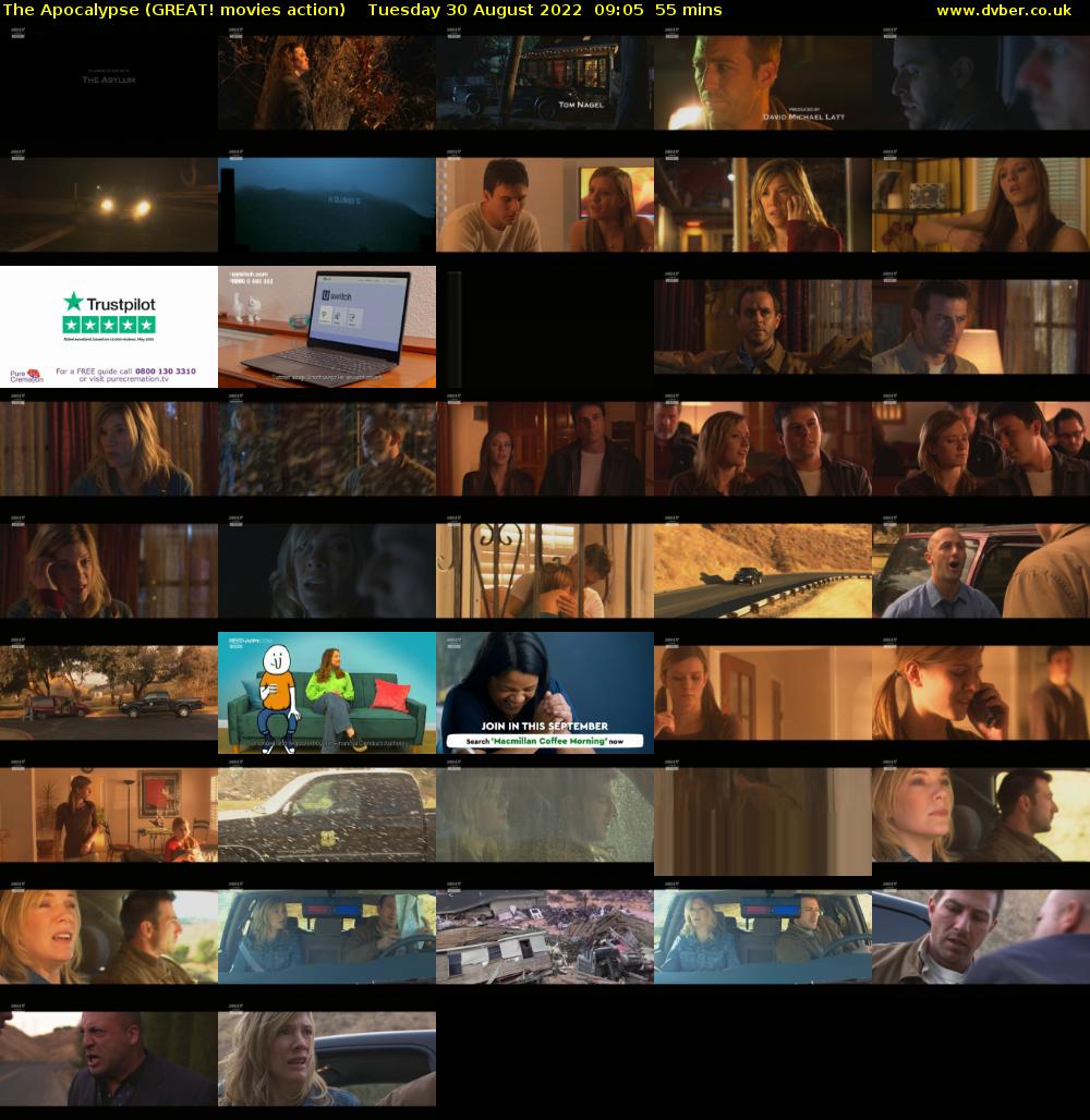 The Apocalypse (GREAT! movies action) Tuesday 30 August 2022 09:05 - 10:00