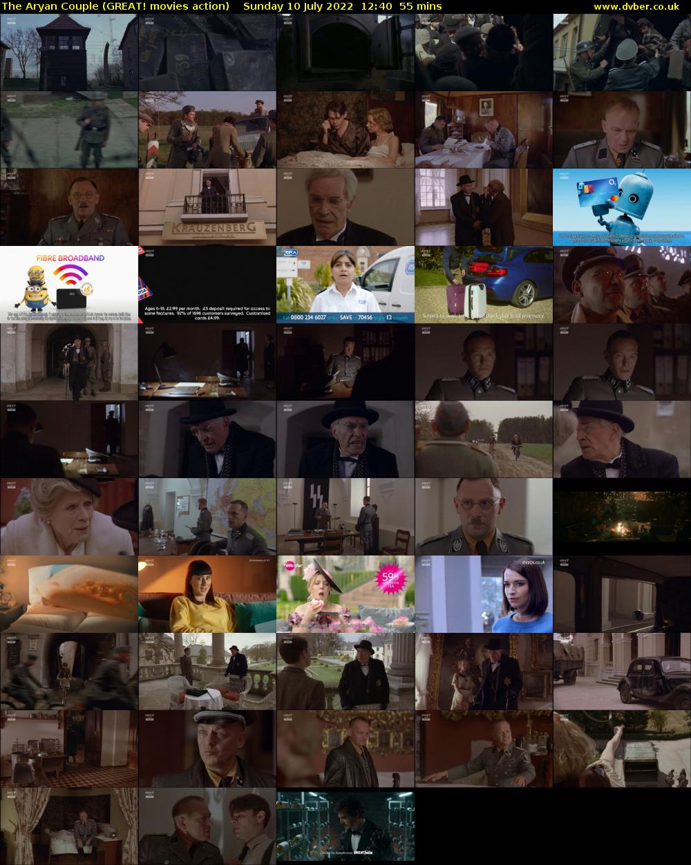 The Aryan Couple (GREAT! movies action) Sunday 10 July 2022 12:40 - 13:35