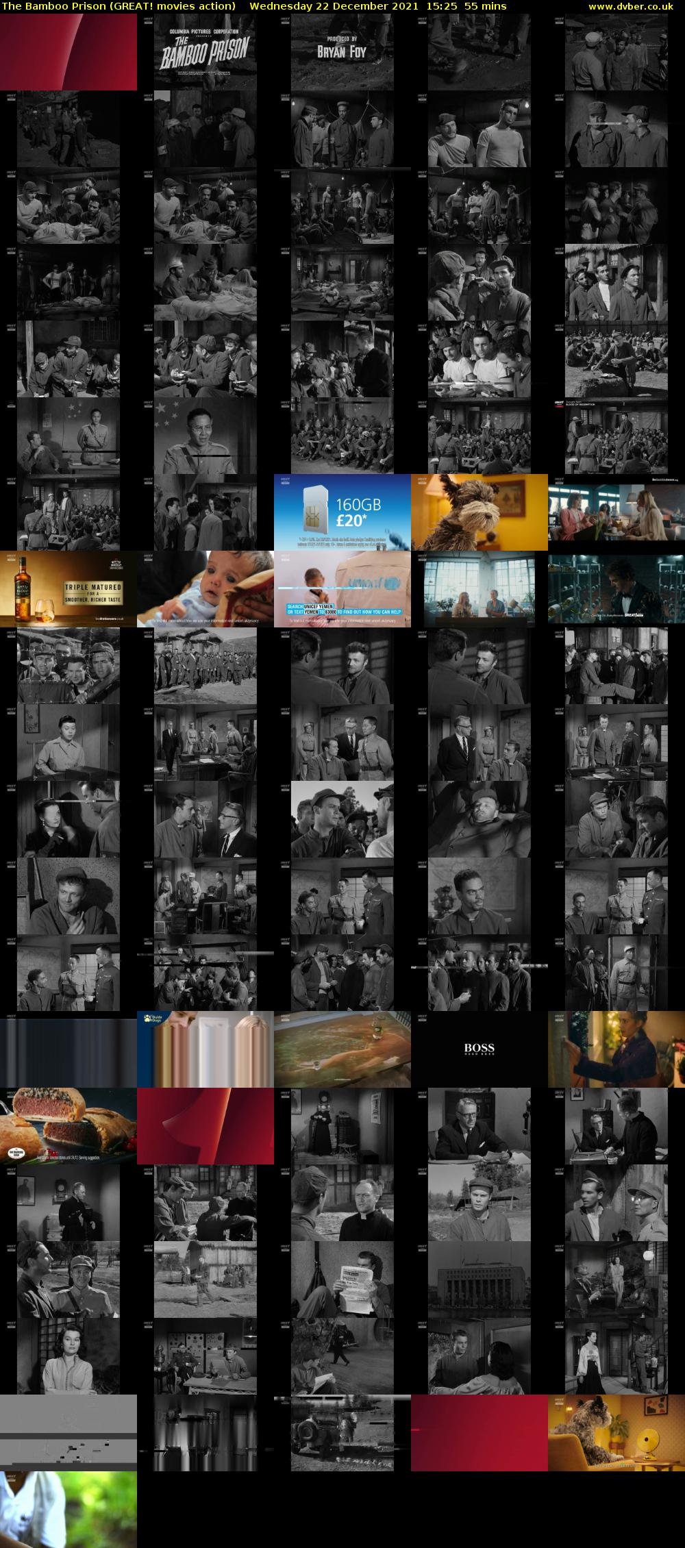 The Bamboo Prison (GREAT! movies action) Wednesday 22 December 2021 15:25 - 16:20