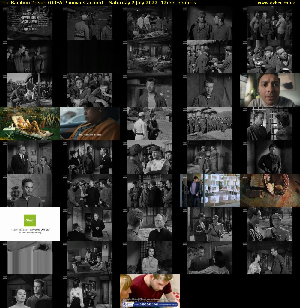The Bamboo Prison (GREAT! movies action) Saturday 2 July 2022 12:55 - 13:50