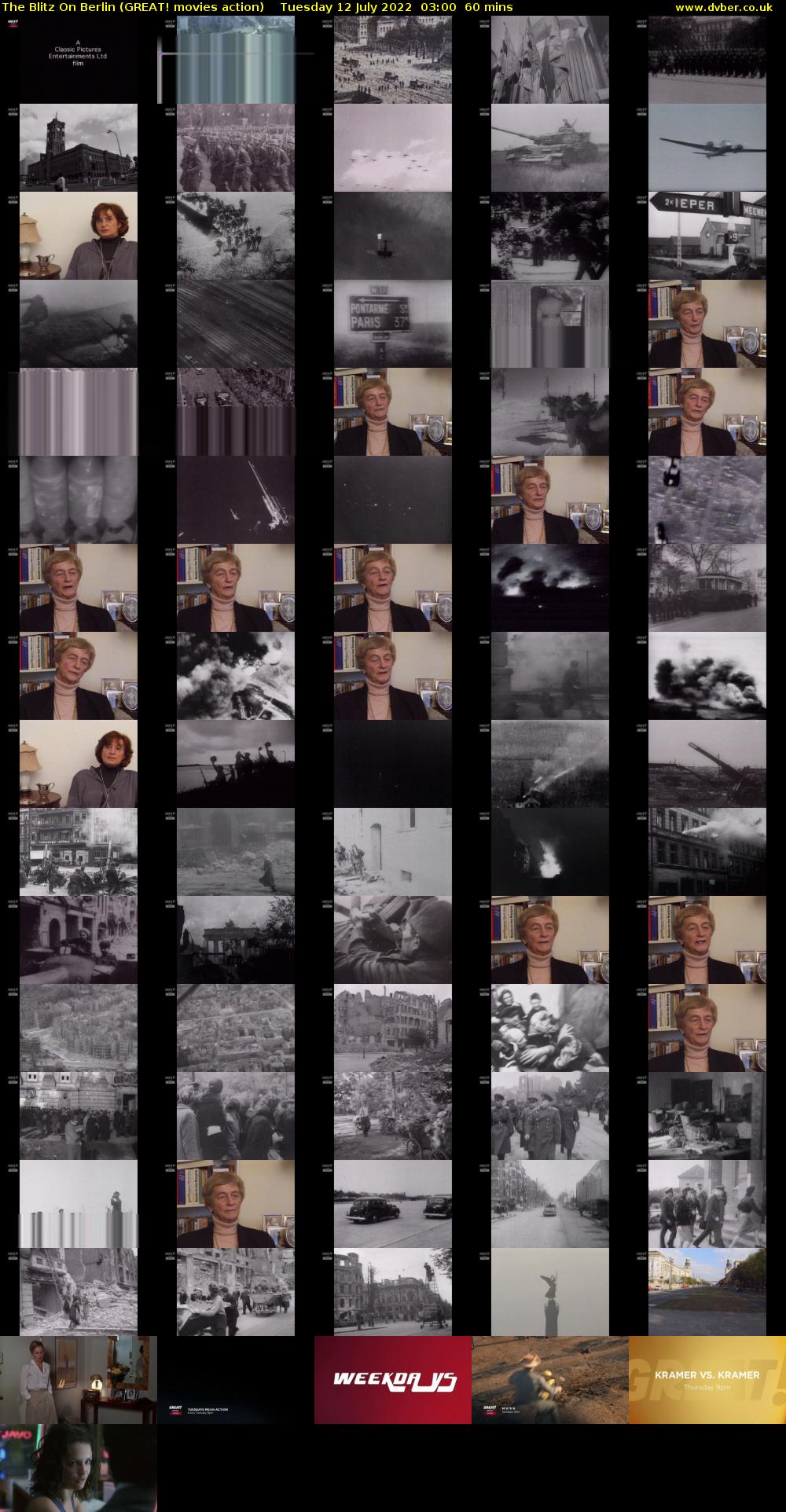 The Blitz On Berlin (GREAT! movies action) Tuesday 12 July 2022 03:00 - 04:00
