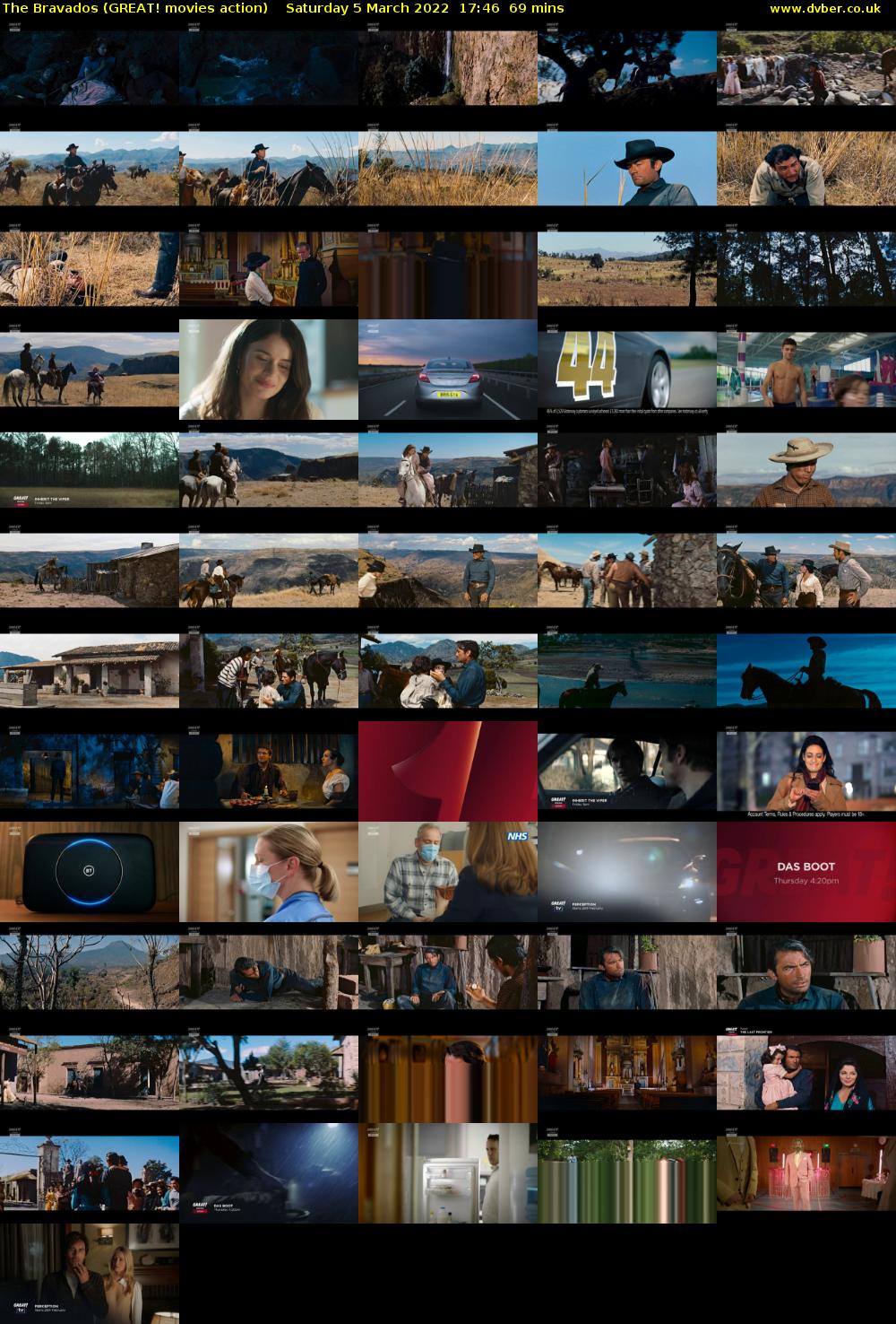 The Bravados (GREAT! movies action) Saturday 5 March 2022 17:46 - 18:55