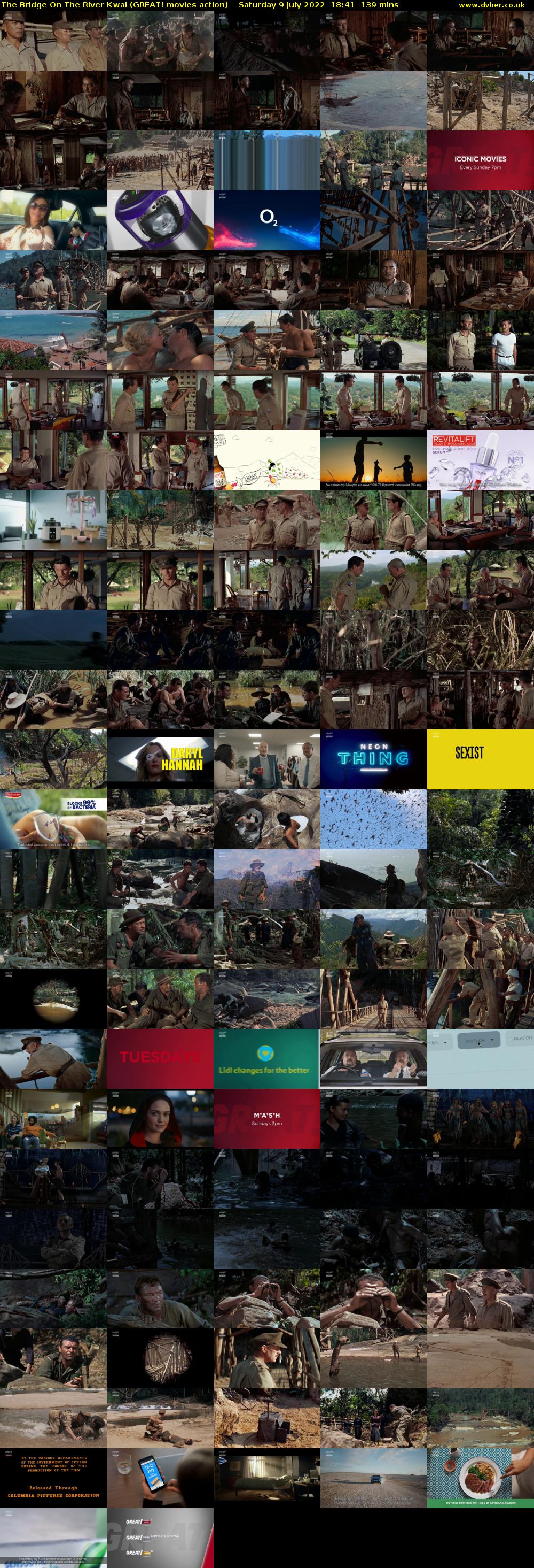 The Bridge On The River Kwai (GREAT! movies action) Saturday 9 July 2022 18:41 - 21:00