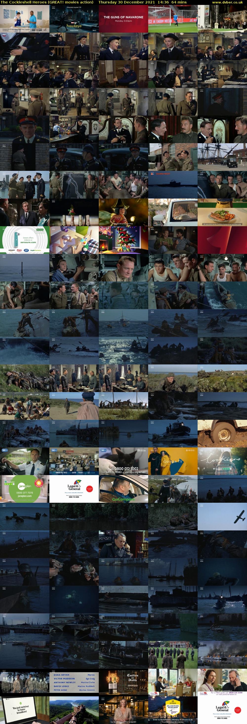 The Cockleshell Heroes (GREAT! movies action) Thursday 30 December 2021 14:36 - 15:40