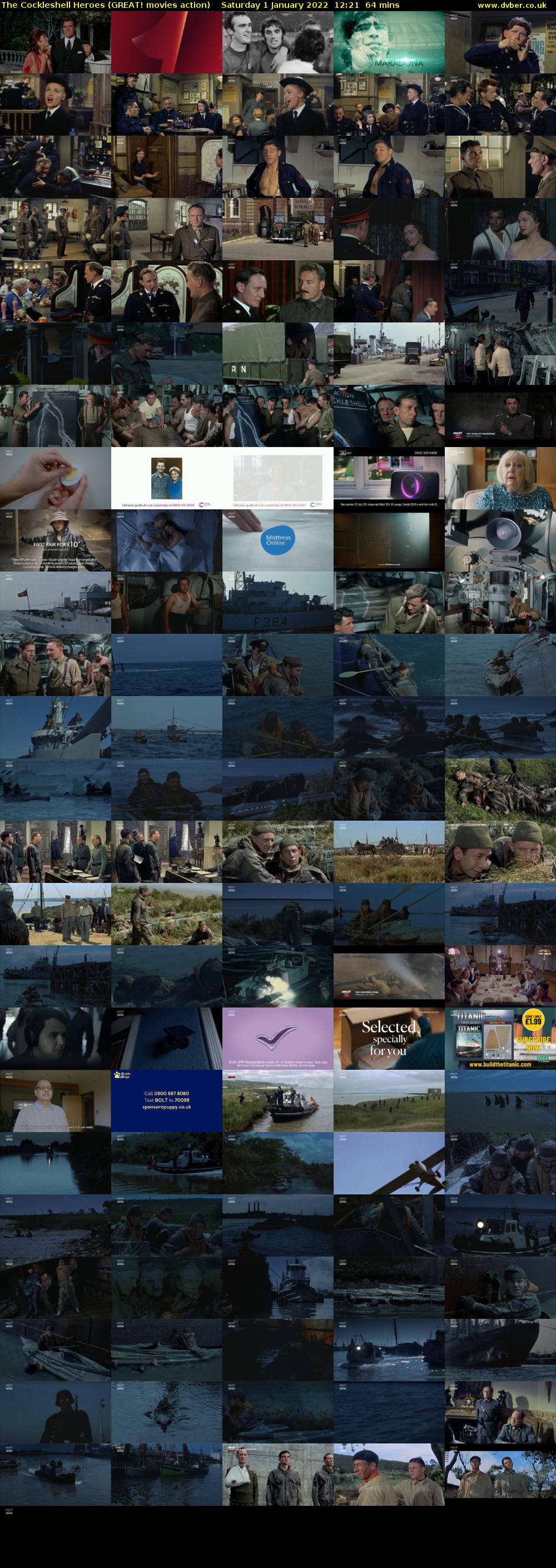 The Cockleshell Heroes (GREAT! movies action) Saturday 1 January 2022 12:21 - 13:25