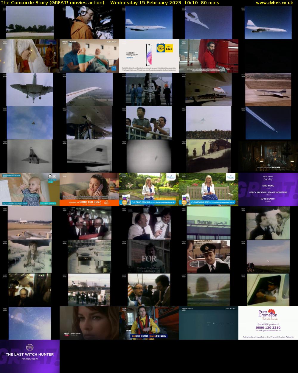 The Concorde Story (GREAT! movies action) Wednesday 15 February 2023 10:10 - 11:30