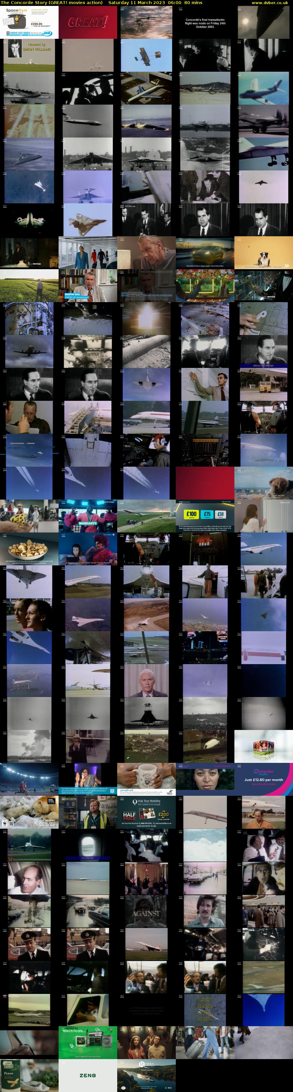 The Concorde Story (GREAT! movies action) Saturday 11 March 2023 06:00 - 07:20