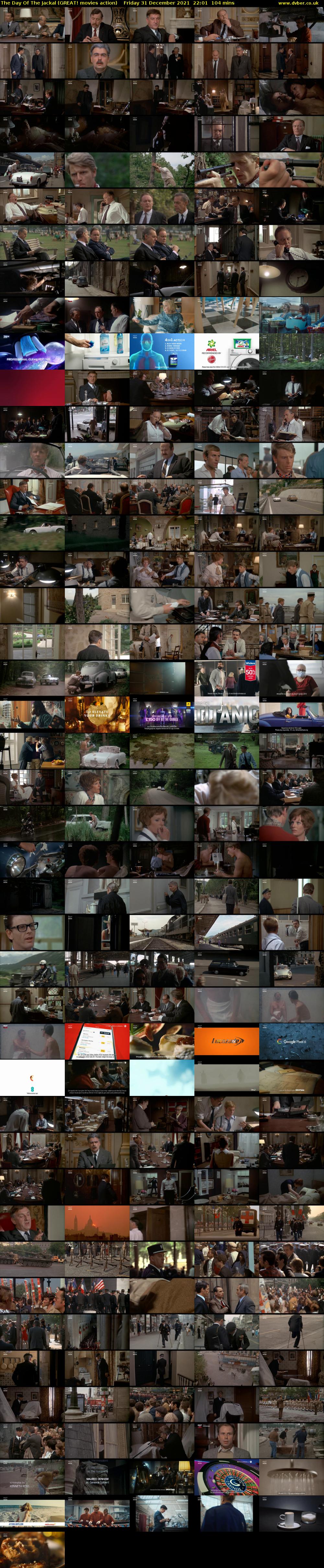 The Day Of The Jackal (GREAT! movies action) Friday 31 December 2021 22:01 - 23:45