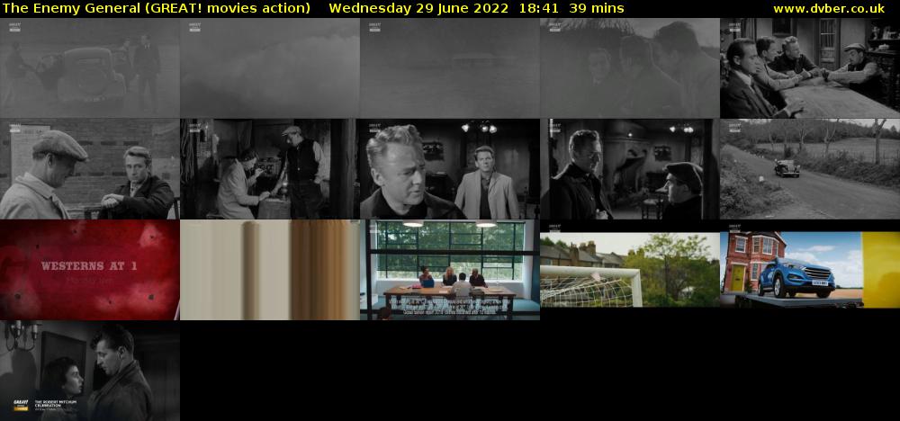 The Enemy General (GREAT! movies action) Wednesday 29 June 2022 18:41 - 19:20