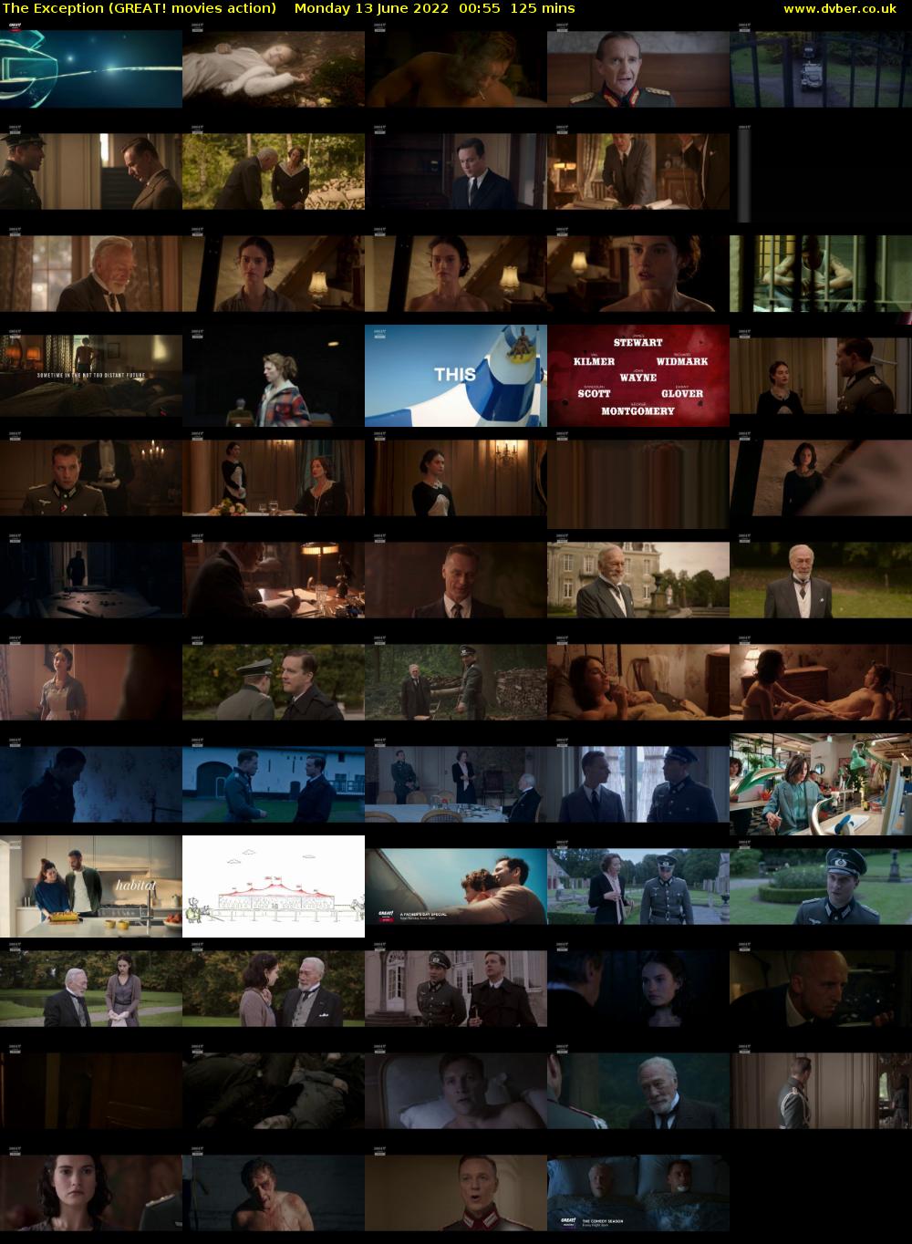 The Exception (GREAT! movies action) Monday 13 June 2022 00:55 - 03:00