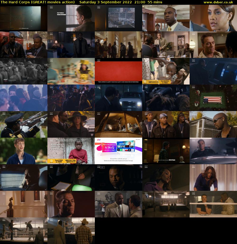 The Hard Corps (GREAT! movies action) Saturday 3 September 2022 21:00 - 21:55