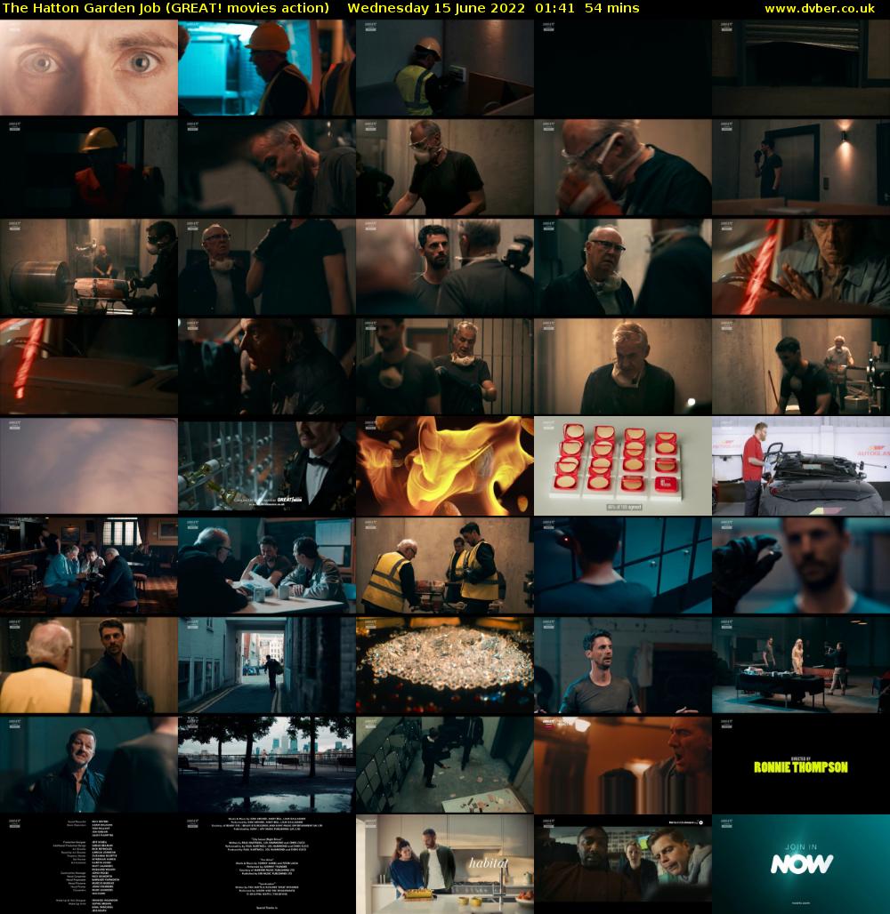 The Hatton Garden Job (GREAT! movies action) Wednesday 15 June 2022 01:41 - 02:35