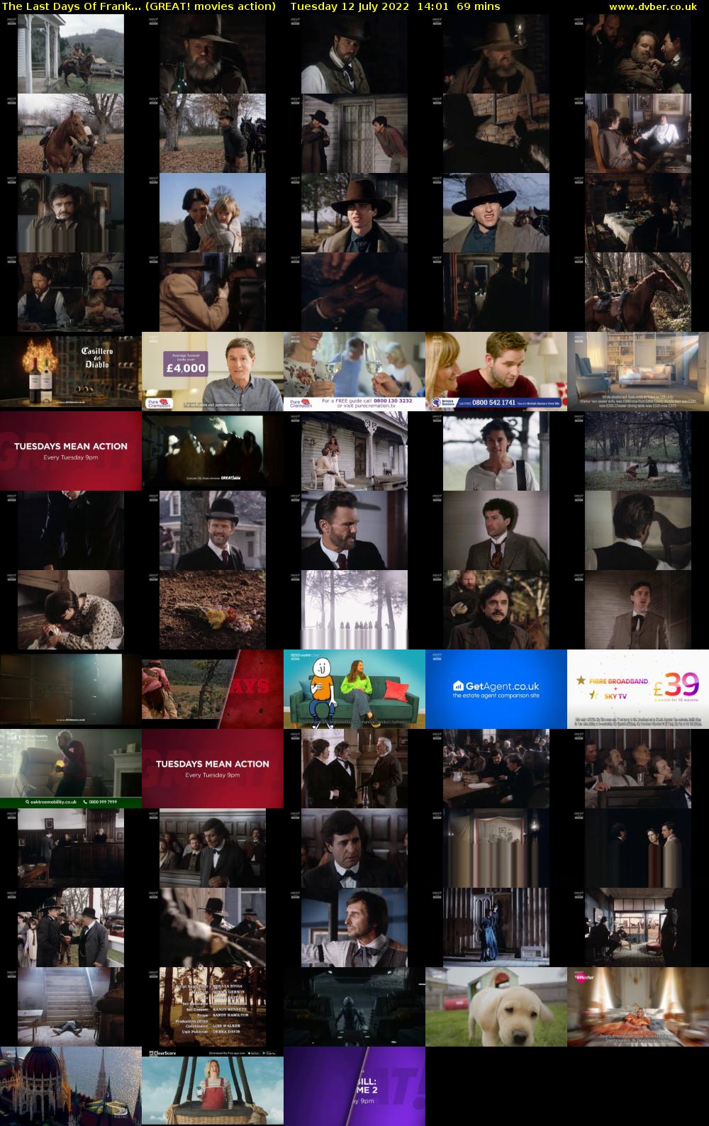 The Last Days Of Frank... (GREAT! movies action) Tuesday 12 July 2022 14:01 - 15:10