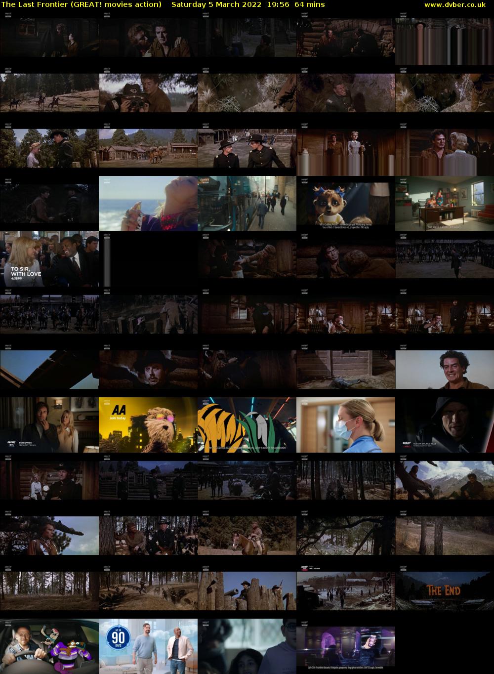 The Last Frontier (GREAT! movies action) Saturday 5 March 2022 19:56 - 21:00